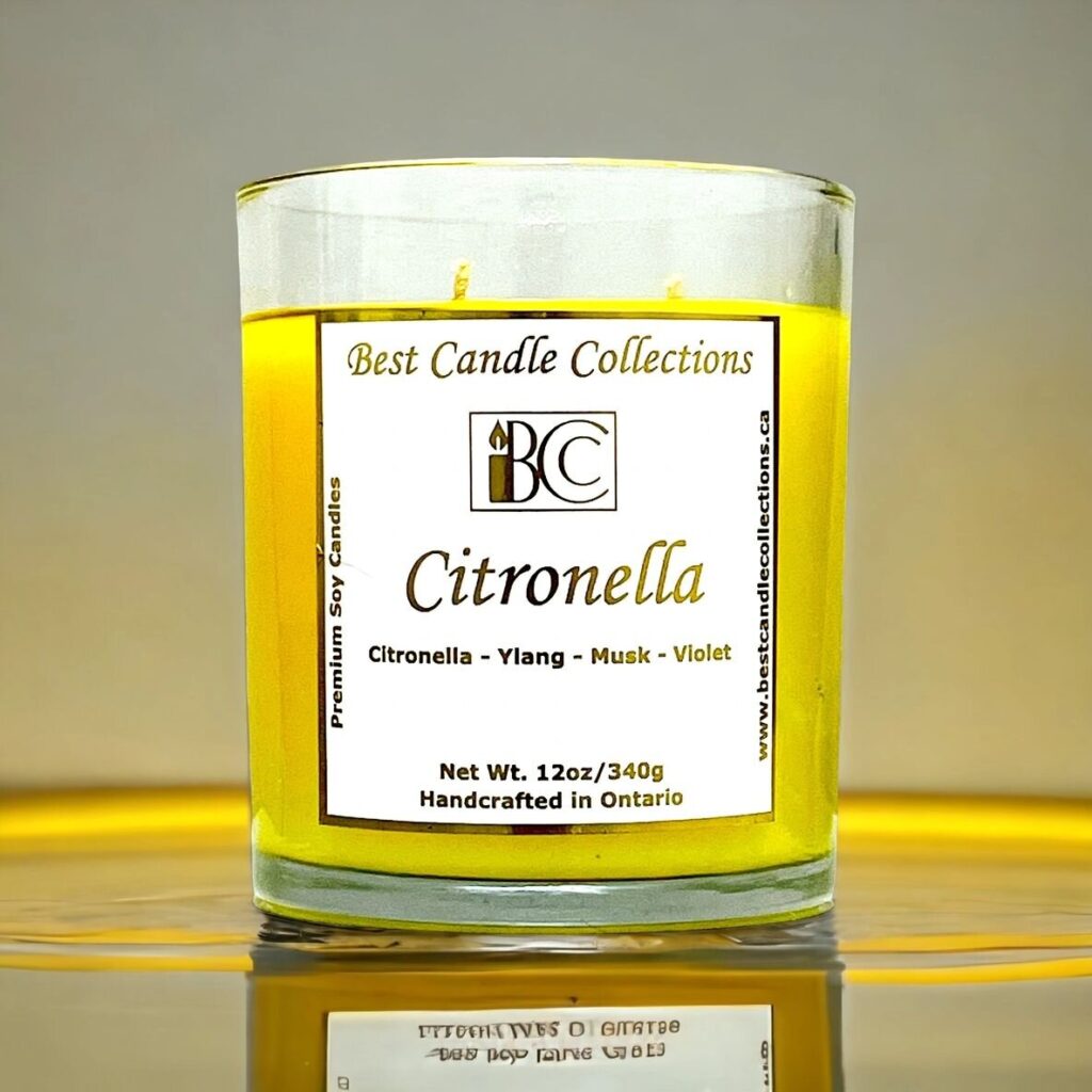 Citronella Scented Soy Wax Candle