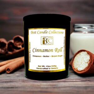 Cinnamon Roll Scented Soy wax candle