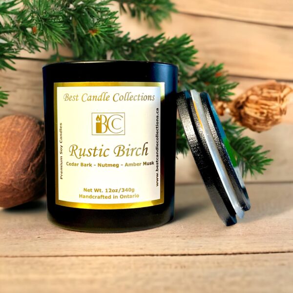 Rustic Birch Scented Soy Wax Candle