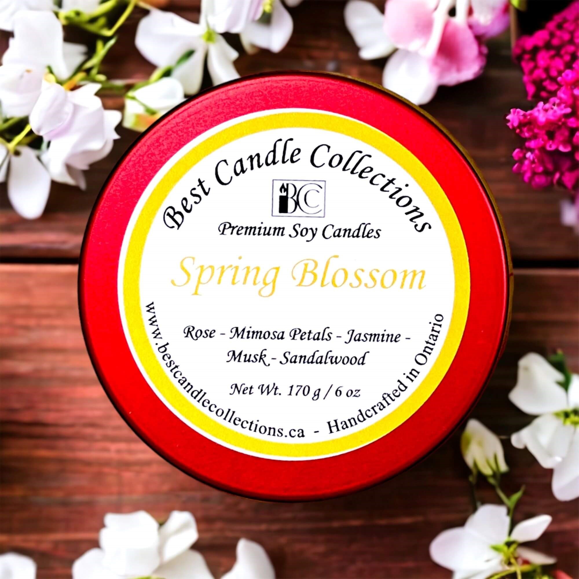 Spring Blossom soy candle