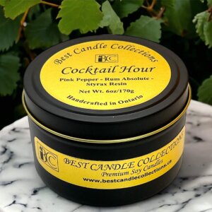 Cocktail Hour Soy Wax Candle.