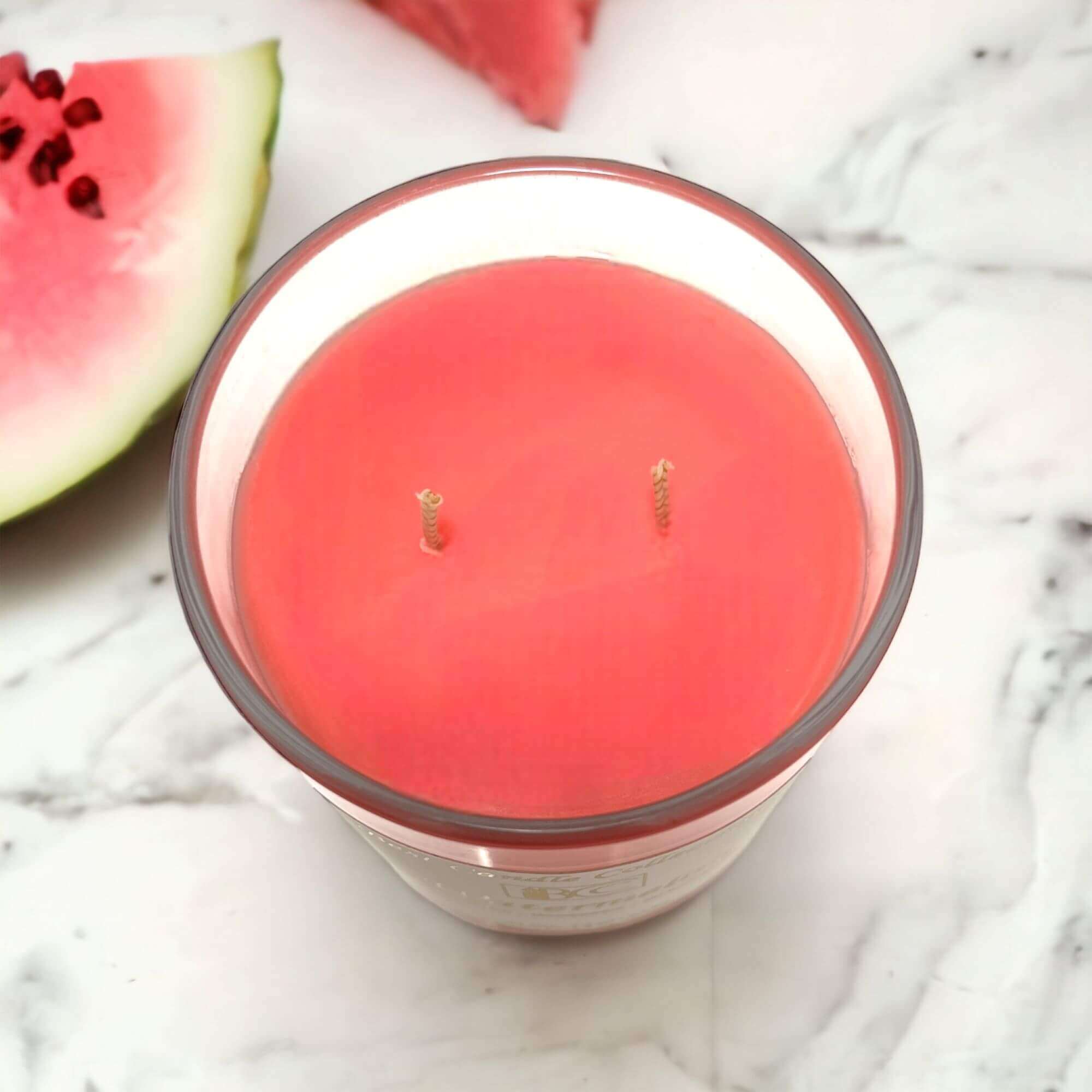 Watermelon 12 oz glass jar