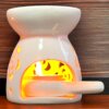 White Ceramic Tea Light Wax Melter