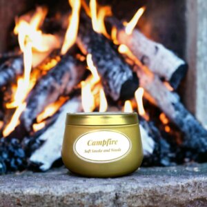 Campfire soy-candle-4oz Tin
