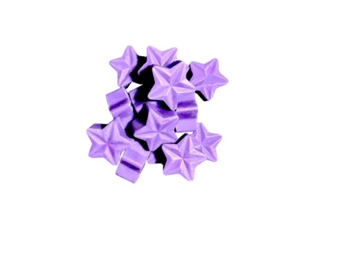 Purple star shaped wax melts