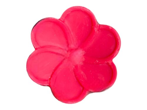 Pink flower shaped wax melts