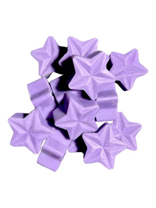 Purple start shaped wax melts