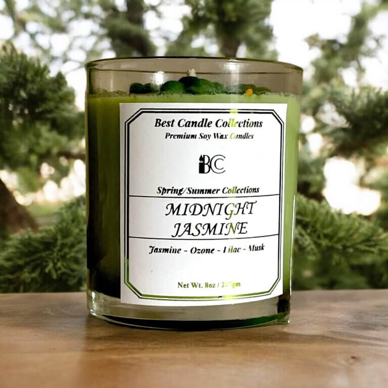 Midnight Jasmine Soy Wax Candle 8oz