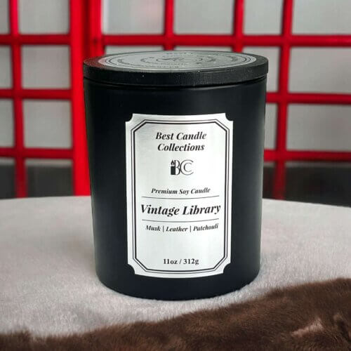 Vintage Library Scented Soy Wax Candle – 11oz