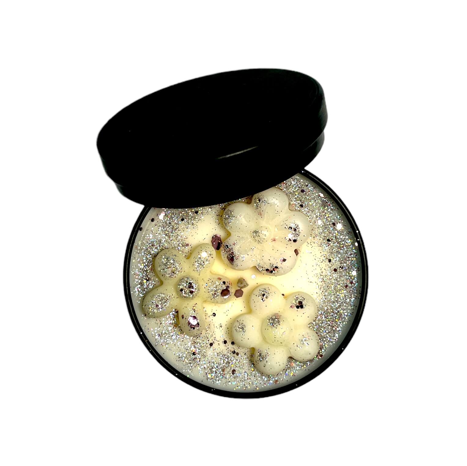 Top View on Sensual Vanilla Soy Candle